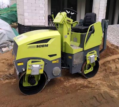 奔馬小型壓路機(jī)土方壓實(shí)、溝槽回填施工案例